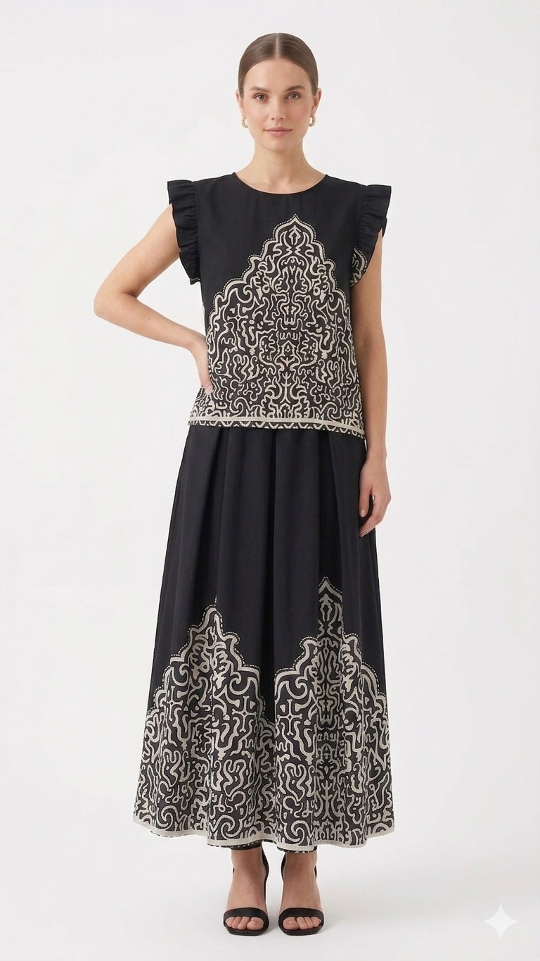 Zalia Ruffle Blouse